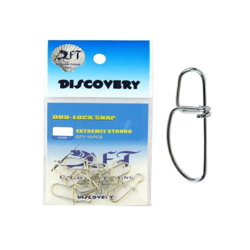 DFT CJS032 Duo Lock Nikel Klips (10'lu) No:3