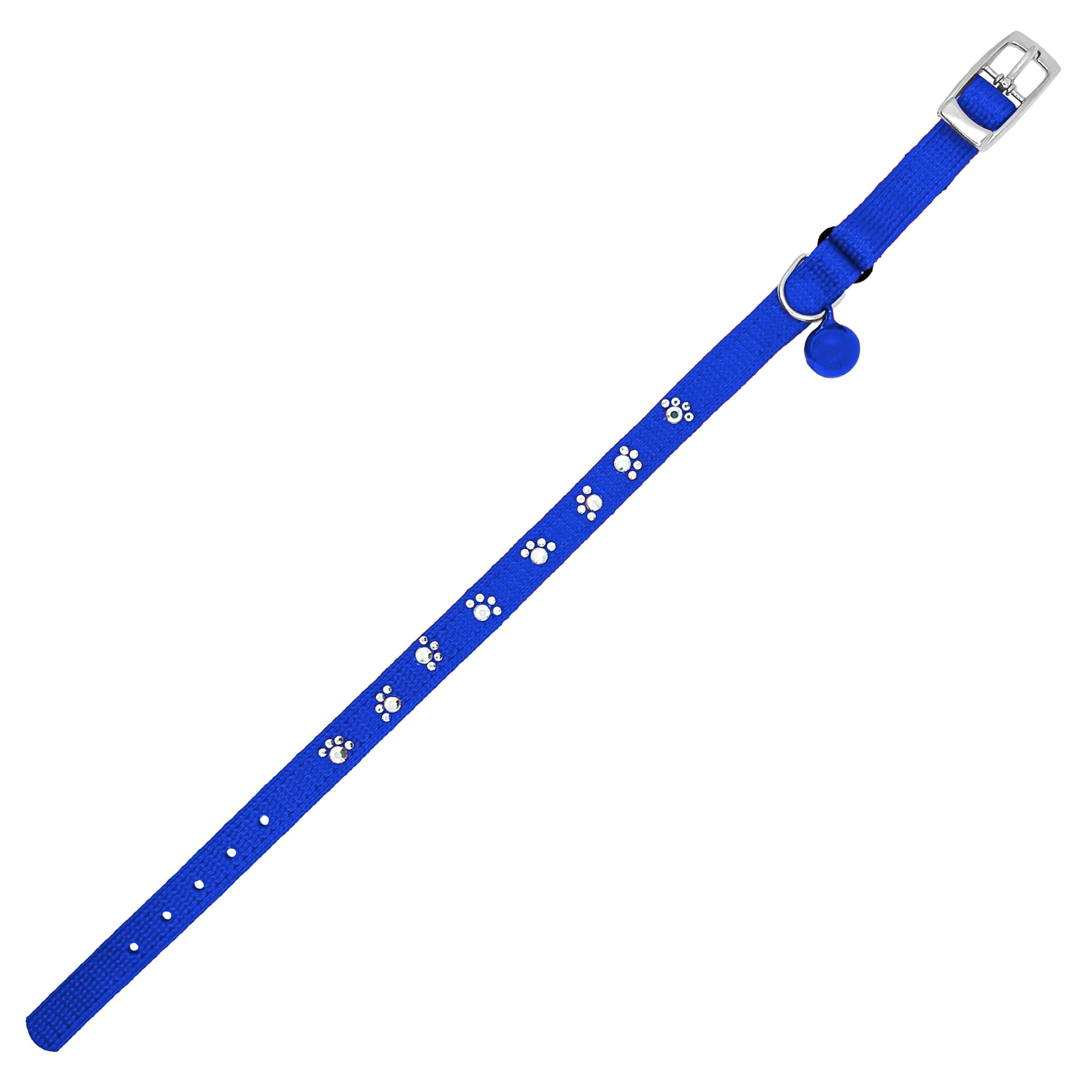 Royalist PC-11 Pati Baskılı Kedi-Köpek Tasması 10mm*30cm Mavi