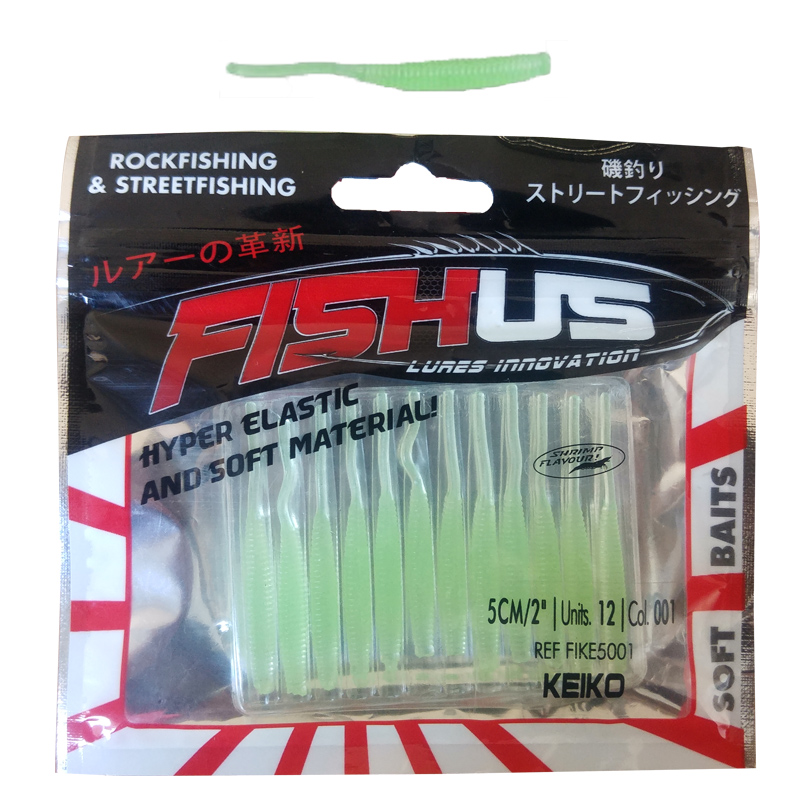 Silikon Kurt Yem - LRF Yem - 5cm (FIKE-5001) - 12'li Paket